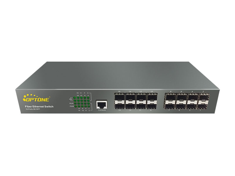 Optone 16-ports Full Gigabit L2 Unmanaged Fiber Switch (OPT-6016) - Optone.vn